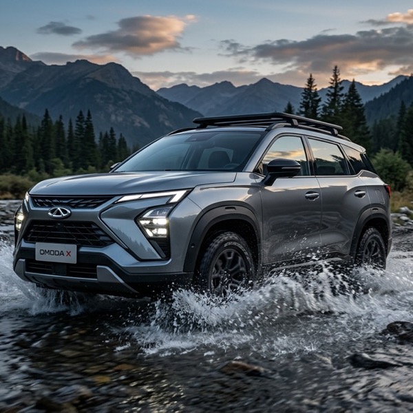 Chery เผยโฉม Omoda X ครอสโอเวอร์สายลุยดีไซน์ Cyber Mecha ลุยน้ำลึก 700 มม. มีกล้องตรวจจับความร้อน 90 เมตร เตรียมลุยครบทั้ง HEV, PHEV และ EV