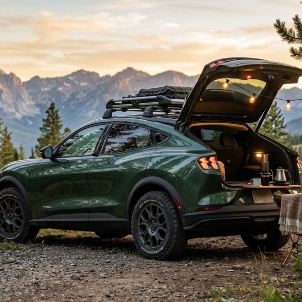 เปิดตัว Ford Mustang Mach-E Trail 2027 ครอสโอเวอร์ไฟฟ้าสายแคมป์ปิ้ง ยกสูงพร้อมล้อรุ่น Rally และระบบจ่ายไฟ Pro Power Onboard