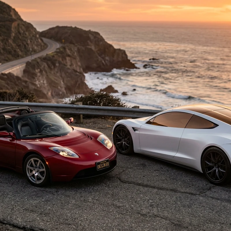 วิวัฒนาการของ Tesla Roadster จากรุ่นบุกเบิกปี 2008 สู่ไฮเปอร์คาร์เทคโนโลยีอวกาศสีขาว Ano White ในปี 2026