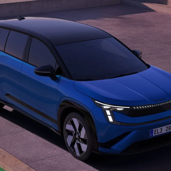 ภาพดีไซน์จำลองสอดคล้องกับหัวเรื่อง Skoda Peaq Electric SUV: วิวัฒนาการใหม่ของรถยนต์ไฟฟ้า 7 ที่นั่ง