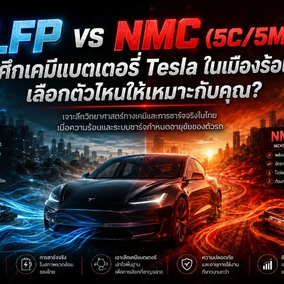 ภาพกราฟิกเชิงแนวคิดแยกขั้วโครงสร้างโครงสร้างผลึกเคมีสองประเภท (LFP โทนสีเขียวเย็นมั่นคง และ NMC โทนสีแดงสปอร์ตทรงพลัง) สื่อถึงการแข่งขันและเปรียบเทียบเทคโนโลยีระบบกักเก็บพลังงาน
