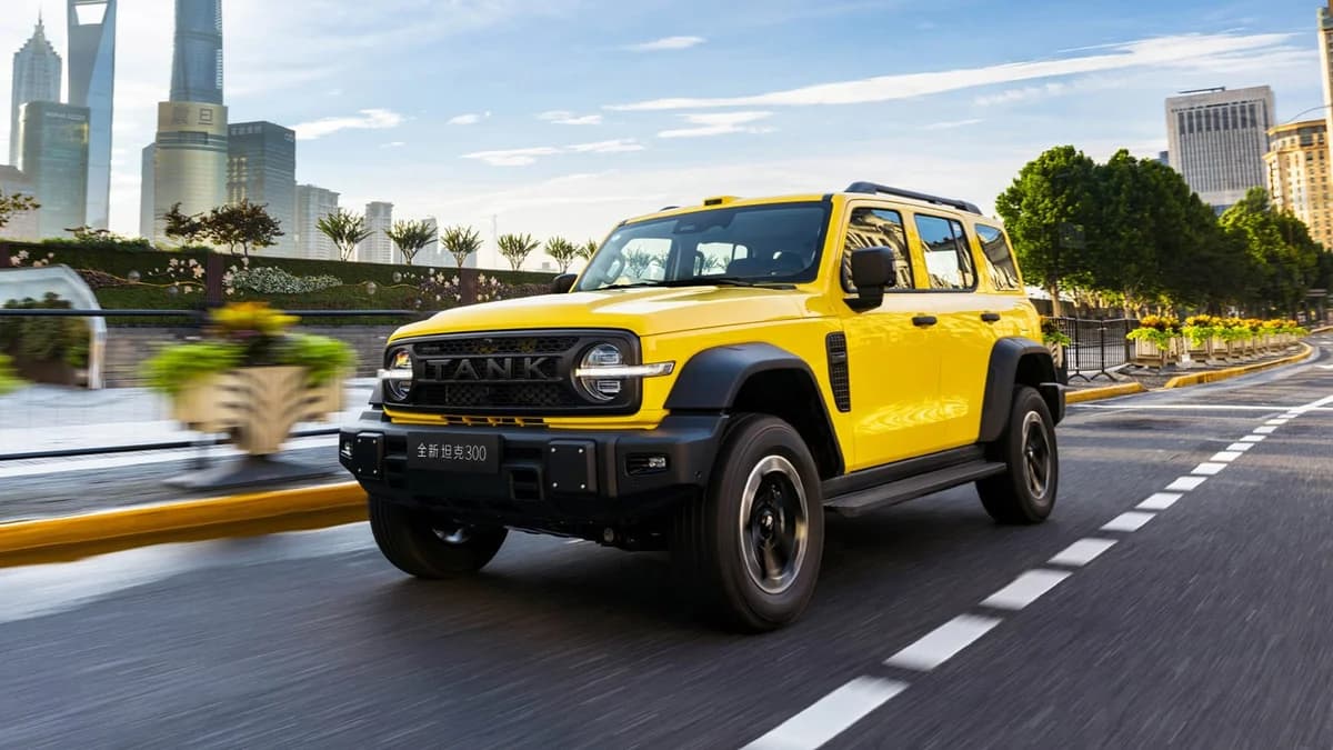 ภาพดีไซน์จำลองสอดคล้องกับหัวเรื่อง GWM เปิดรับจอง Tank 300 รุ่นใหม่ล่วงหน้าแล้ว