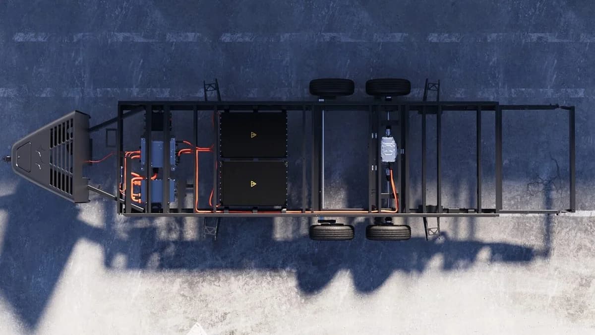 ภาพดีไซน์จำลองสอดคล้องกับหัวเรื่อง PowerSled ช่วยประหยัดน้ำมันเชื้อเพลิงในขณะเดียวกันก็นำพลังงานแบบพกพาไปสู่สถานที่ทำงาน