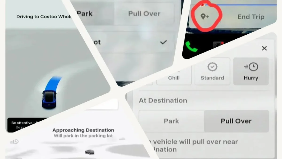 ภาพดีไซน์จำลองสอดคล้องกับหัวเรื่อง Tesla เปิดตัวฟีเจอร์ใหม่ใน FSD V14.3.4