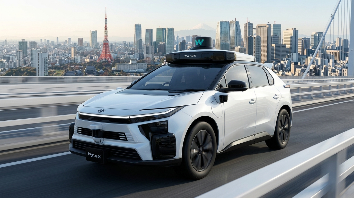 Toyota จับมือ Waymo เตรียมนำ bZ4X ให้บริการแท็กซี่ไร้คนขับระดับ Level 4 ในญี่ปุ่นปี 2027 ต่อยอดเทคโนโลยีสู่รถยนต์ส่วนบุคคล