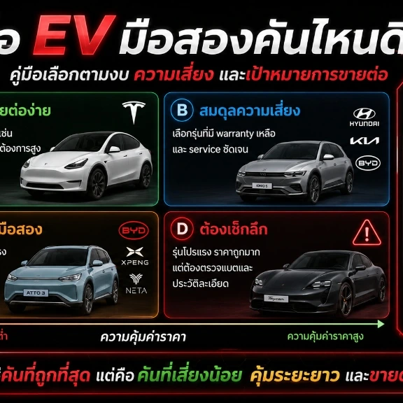 วิศวกรทำการตรวจสอบสุขภาพแบตเตอรี่และระบบไฟฟ้าในรถยนต์ไฟฟ้าเพื่อการบำรุงรักษาเชิงป้องกัน